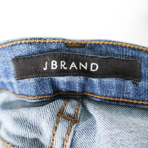 J Brand Jeans Size 26 Womens Blue Bliss Contrast Patchwork Stripe Flare 90's Y2K - Picture 9 of 12